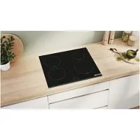 Bosch Serie | 4 PIE631BB5E - Induktionshäll - 4 kokplattor - Fördjupning - bredd: 56 cm - djup: 49 cm - ramlös, - fasett - svart
