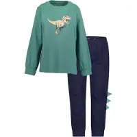 Blue Seven Pyjamas beige / marinblå / gran