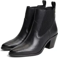 Tommy Hilfiger Leather Western Chelsea Boots