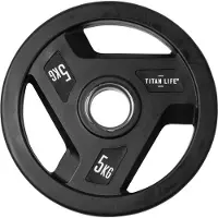 Titan Life Viktskiva Gummi 50 mm 1,25–25 kg