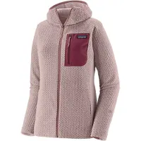 Patagonia - Vandringskläder dam - W's R1 Air Full-Zip Hoody Stingray Mauve för UnisexUll - Storlek L - Lila