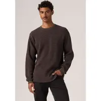 Levi's RLS Thermal T-Shirt yannick stripe coffee, L