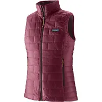 Patagonia - Dunjackor skid dam - W's Nano Puff Vest Berry Fig för UnisexUll - Storlek M - Lila