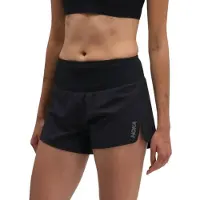 Hoka One One Glide 3.5" Black Women's Shorts, Size L