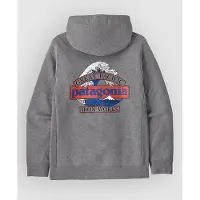 Patagonia Great Waves Uprisal Hoodie gravel heather, XXL