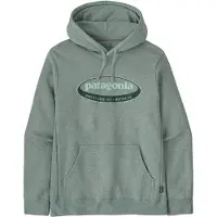 Patagonia - Sweatshirts - M's '95 Oval Logo Uprisal Hoody Cover Green för UnisexBomull - Storlek S - Grön