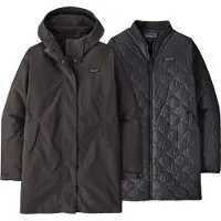 Patagonia - Jackor dam - W's Heyes Peak 3-in-1 Parka Black för UnisexNylon - Storlek L - Svart