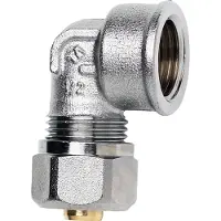Ta PEX vinkel 15 mm x 1/2 muff