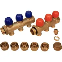 Wavin Tigris fördelarrörssats 1 3-vägs inkl. 20x2,0 mm Pex kopplingssats