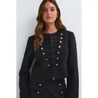 Gina Tricot  - Short blazer - kavajer - Svart - S - Dam