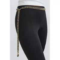 Gina Tricot  - Chain belt - bälten - Svart - XS/S - Dam