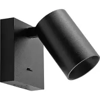 Deko-light Can Tilt eckig USB, 1x 7,5 W GU10, Schwarz 341340 Lampa för väggmontering GU10 7.5 W Svart