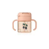 Liewood Mugg m. Sugrör - Kaj - 280 ml - Berry/Pale Toscana - - One Size - Mugg