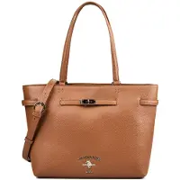 U.S. POLO ASSN. Shoppingväska 'STANFORD' cappuccino