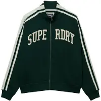 Superdry Athletic Applique Loose Sweatshirt Med Dragkedja