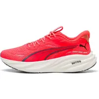Puma Magnify NITRO 3 Red White AW26 Running Shoes, Size 46 - EUR