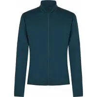 Icebreaker - Fleece - M Merino Blend 300 RealFleece Descender LS Zip Abyss för UnisexUll - Storlek S - Marinblå