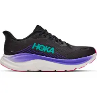 Hoka One One - Löparskor - Clifton 11 W Black/Neon Nebula för Unisex - Storlek 40 2/3 - Svart