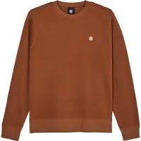 Element - Sweatshirts - Icon Embroidery Crew Sepia för UnisexBomull - Storlek L - Brun