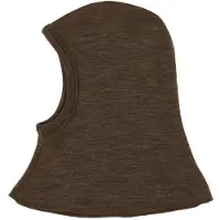 Joha Elefanthydda - Dubbel - Ull/Silke - Mörkbrun - - 45 cm - Balaklava - Dubbel