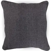 Nordstrand Prydnadskudde 45x45 cm - 100% bomull - Antracitgrå