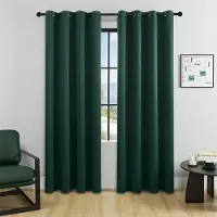 Easy Beauty Home123 1 ST Mörkläggningsgardiner Värmeisolerade Ljusfiltrerande Draperier med Öljetter Topp Vardagsrum Sovrum Gardiner Paneler Draperier 140cm*262cm (55in*103in)