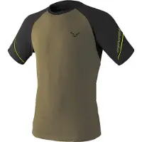 Dynafit - Vandringskläder - Alpine Pro M S/S Tee Military Green för Unisex - Storlek M - Khaki