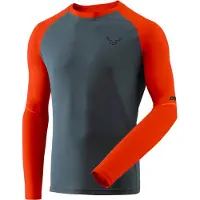 Dynafit - Vandringskläder - Alpine Pro M L/S Tee Alabama för Unisex - Storlek L - Röd
