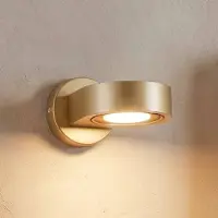 Argon Väggspot Lili, guld, Ø 14 cm, GX53 Lili , Mässing / guld, Hall, Metall, Modern, Spotlight