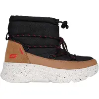 SKECHERS Dam Bobsmt Peak Gåskor (Svart/Natur)