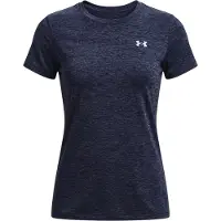 Under Armour Kortärmad T-shirt med vridning för kvinnor/damer (Marinblått)