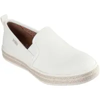 SKECHERS Dam Flexpadrill Kanvas Espadrillos (Off White)