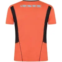 Diadora Löptröja för män med logotyp och rund hals (Orange/Svart)