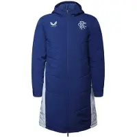 Castore Herr Rangers FC Vadderad Jacka (Blå/Grå)