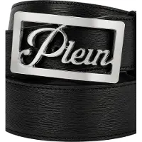 Philipp Plein Plein Signature Log Leather Belt