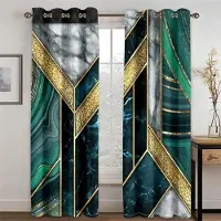 Yiran Furniture Lyx Abstrakt Konst Marmor Svart Guld Fri Frakt 2 Delar Tunn Skuggning Fönstergardin för Hem Vardagsrum Sovrum Dekor Krok 100W130H(CM)40x51in&Hook violett