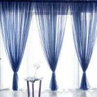 Five-star praise 1 Paneler Fönstergardiner Hemtextilier Transparenta Gardiner Tyllgardin Fönsterskärm Vardagsrum Sovrum Heminredning 100x270cm 1PCS
