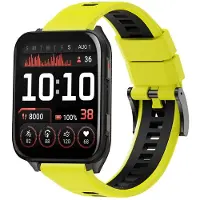MY-CASE Sport Tvåfärgat Silikon 24 mm Band för Garmin Venu X1 Armband Armbandsur för Garmin Venu X1 TicWatch Pro 5 Enduro Klockarmband 24mm