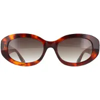Ted Baker Oval Damars Glans Klassisk Sköldpadda Brun Gradient TB1758 Daisie