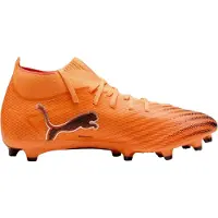 Puma Fotbollsskor Ultra 5 Match Firm Ground för herrar (Orange/Svart)
