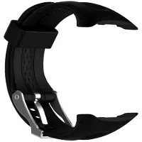 Zenzone Ersättningsarmband i silikon, unisex, för Forerunner 10/15 Female svart