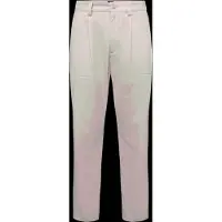 BOSS för män. 50568164 Chinoskjorta i bomull med veck och fastsydd ficka beige (32/32), Casual, Polyester