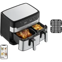 Tefal Dual Easy Fry & Grill Ey905d 8.3l 2700w Airfryer