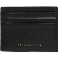 Tommy Hilfiger Casual Leather Metallic Logo Card Holder