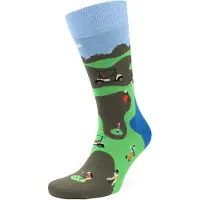 Happy socks Strumpor Golf Mångfärgad Blå Grön Storlek