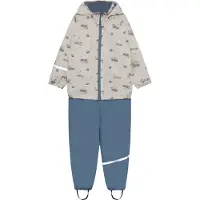 CeLaVi Regnkläder M/u Hängslen - Fleece - PU - Nacreous Clouds - - 110 - Regnkläder