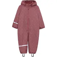 CeLaVi Regnoverall m. Fleece - Rose Brown - - 110 - Regnoverall