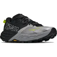 Hoka One One Speedgoat 7 Grey Black Trail Shoes AW26, Size EU 42 2/3