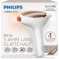 Philips Lumea IPL 9000 BRI984/00 IPL-hårborttagningsenhet med SenseIQ, Intensivt pulserat ljus (IPL), Vit, Rose Gold, AC, 100 - 240 V, 19.5 V