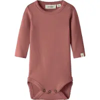 Name it Lil' Atelier Body l/ä - NbfGayo - Vissnad Rose - - 74 - Body L/Ä